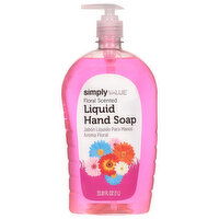 Simply Value Floral Scented Liquid Hand Soap - 33.81 Fluid ounce