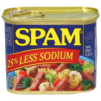 Spam 25% Less Sodium Meat