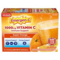Emergen-C Super Orange 1000 mg Vitamin C - 30 Each