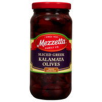 Mezzetta Kalamata Olives, Sliced, Greek - 9.5 Ounce