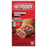 Hot Pockets Italian Style Seasoned Crust Pepperoni Pizza Sandwiches