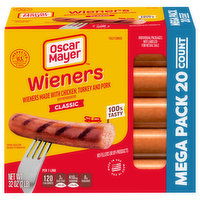 Oscar Mayer Wieners, Classic, Mega Pack - 20 Each