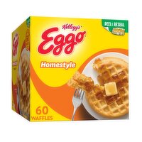 Eggo Frozen Waffles, Homestyle, Family Pack - 74.1 Ounce