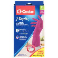 O-Cedar Glove, Reusable, Living, Medium - 1 Each