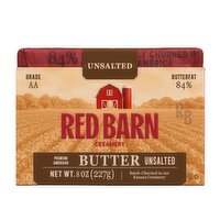 Red Barn Creamery Premium Unsalted Butter - 8 Ounce