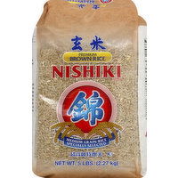 Nishiki Brown Rice, Premium, Medium Grain - 5 Pound