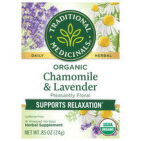 Traditional Medicinals Organic Tea Bags Chamomile & Lavender - 16 Each