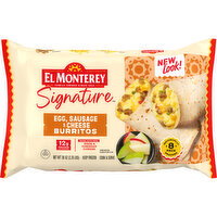El Monterey Burritos, Egg, Sausage & Cheese - 8 Each