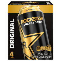 Rockstar Energy Drink, Original - 4 Each