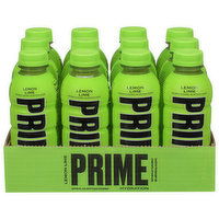 Prime Hydration Drink, Lemon Lime - 12 Each