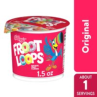 Froot Loops Cold Breakfast Cereal, Original, Single Serve - 1.5 Ounce