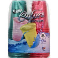 WNA Cups, Party, Colors, 16 Fl Oz, 60 Each