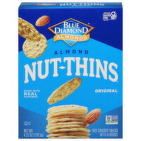 Blue Diamond Almonds Rice Cracker Snacks, Almond, Original - 4.25 Ounce