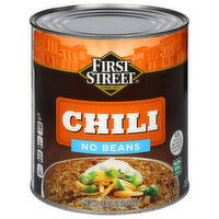 First Street Chili Con Carne, No Beans - 113 Ounce