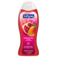 Softsoap Moisturizing Body Wash, Juicy Pomegranate and Mango - 20 Fluid ounce