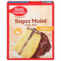 Betty Crocker Cake Mix, Yellow - 13.25 Ounce