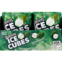 Ice Breakers Gum, Sugar Free, Spearmint - 4 Each