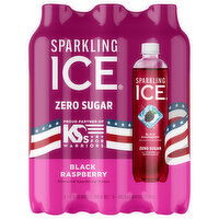 Sparkling Ice Zero Sugar Black Raspberry Sparkling Water - 6 Each