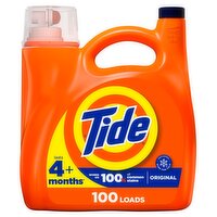 Tide Liquid Laundry Detergent, Original, 132 fl oz, 100 Loads - 132 Fluid ounce