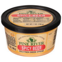 Pine River Cheese Spread, Cold Pack, Spicy Beer - 7 Ounce