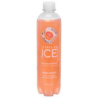 Sparkling Ice Sparkling Water, Zero Sugar, Pink Grapefruit Flavored