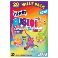 Welchs Juicefuls Fusions Original Fruits - 20 Each