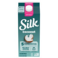 Silk Unsweet Dairy Free Vegan Coconut Milk - 64 Fluid ounce