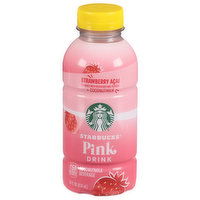 Starbucks Coconutmilk Beverage, Strawberry Acai, Pink Drink - 14 Fluid ounce