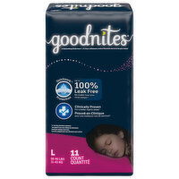 GoodNites Underwear, Girls, Large (68-95 lb), 11 Each