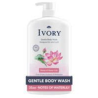 Ivory Gentle Body Wash, Water Lily Scent - 35 Fluid ounce