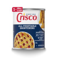 Crisco All-Vegetable Shortening, Gluten-Free - 48 Ounce