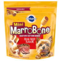 Pedigree Dry Real Beef Flavor Mini Snack Food for Dogs - 15 Ounce