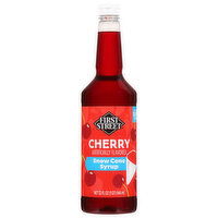 First Street Cherry Snow Cone Syrup - 32 Fluid ounce