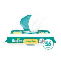 Pampers Baby Wipes Perfume Free 1X Pop-Top, 56 Each