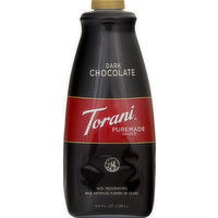 Torani Puremade Sauce, Dark Chocolate - 64 Ounce