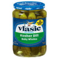 Vlasic Kosher Dill Baby Whole Pickels - 24 Ounce