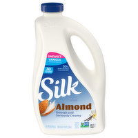 Silk Almondmilk, Vanilla, Unsweet - 96 Fluid ounce