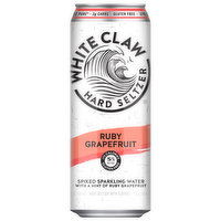 White Claw Hard Seltzer Hard Seltzer, Ruby Grapefruit - 19.2 Fluid ounce