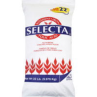 Selecta Wheat Flour, Enriched, All Purpose - 22 Pound