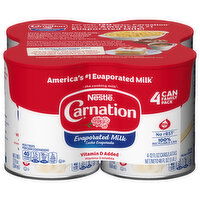 Carnation Evaporated Milk, Family Pack, 4 Can - 4 Each