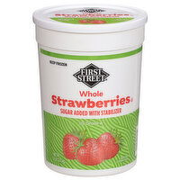 First Street Strawberries, Whole - 96 Ounce