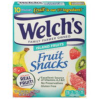 Welch's Fruit Snacks, Island Fruits - 10 Each