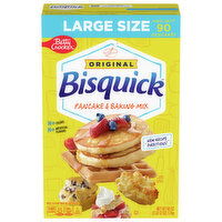 Bisquick Pancake & Baking Mix, Original, Large Size, 60 Ounce