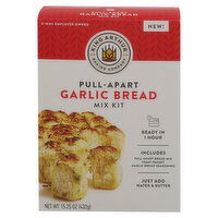 King Arthur Baking Company Mix Kit, Garlic Bread, Pull-Apart - 15.25 Ounce