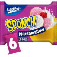 Marinela Marinela Sponch Marshmallow Cookies with Coconut and Strawberry, 6 count, 9.54 oz - 9.5 Ounce