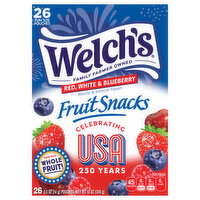 Welchs Fruit Snacks Red White & Blueberry - 26 Each