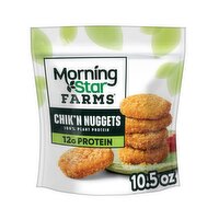 MorningStar Farms Meatless Chicken Nuggets, Original - 10.5 Ounce