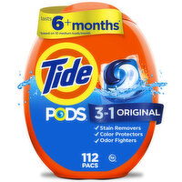 Tide PODS Laundry Detergent, Original Scent - 112 Each