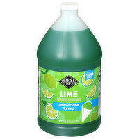 First Street Lime Snow Cone Syrup - 128 Fluid ounce
