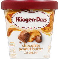 Haagen-Dazs Ice Cream, Chocolate Peanut Butter - 14 Fluid ounce